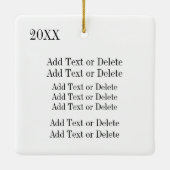 En Céramique Création de votre ornement (Dos)