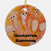 En Céramique Décoration de l'arbre de Noël (Devant)