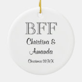 En Céramique Fabuleux ornement Synonyme BFF (Dos)