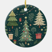 En Céramique Feux de Noël | Décoration de vacances (Dos)