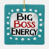 En Céramique Gros ornement d'énergie Boss (Dos)