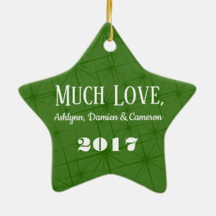 En Céramique HAMbWG - Ornement - Étoile - Personnalisable