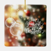 En Céramique Joyeux Petit Noël| Ornement (Dos)