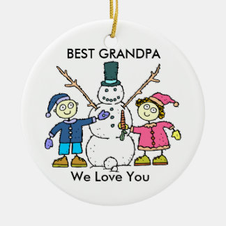 En Céramique Le meilleur ornement de grand-papa