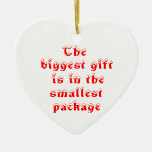 En Céramique Le plus grand ornement de coeur-cadeau