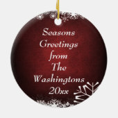 En Céramique Les amis font le meilleur ornement d'ours de (Dos)