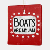 En Céramique Les Bateaux Sont Mon Ornement De Jam (Gauche)