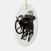 En Céramique letterpress ornement ovale 1888 (Droite)