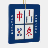 En Céramique Mahjong Jeu Tiles Design Ornement (Droite)