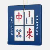 En Céramique Mahjong Jeu Tiles Design Ornement (Gauche)