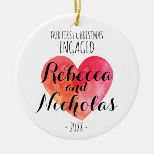 En Céramique Notre premier Noël engagé ou ensemble ornement
