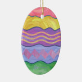 En Céramique Oeuf de Pâques 1 ornement (Droite)