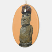 En Céramique Ornement 1 de Noël de Moai (Gauche)