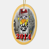 En Céramique Ornement 2014 de Noël de récidiviste (Gauche)