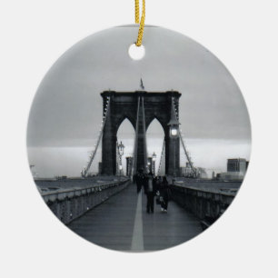 En Céramique Ornement 2 de photo de pont de Brooklyn
