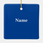 En Céramique Ornement à gauche et fier (Dos)