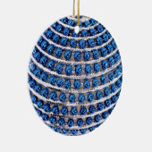 En Céramique Ornement à perles bleues (Droite)