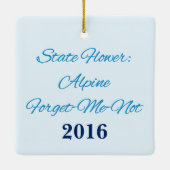 En Céramique Ornement - ALASKA (Dos)