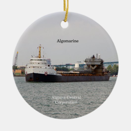 En Céramique Ornement algomarin (Devant)