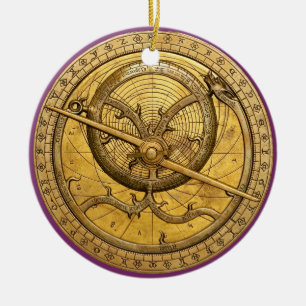 En Céramique Ornement antique d'astrolabe