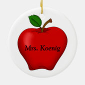En Céramique Ornement Apple (Dos)
