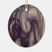 En Céramique Ornement Arabe de cheval (Gauche)