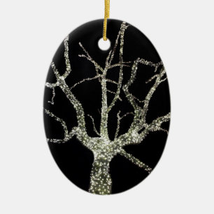 En Céramique Ornement 'Arbre de Lumière'