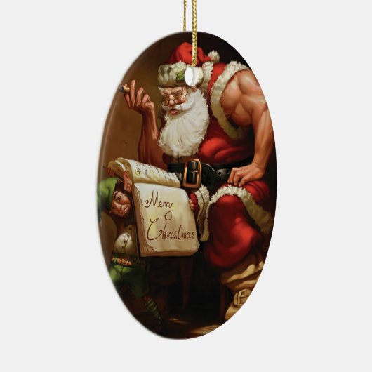 En Céramique Ornement Arbre de Noël - Pour Bodybuilding (Droite)