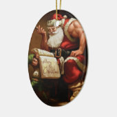 En Céramique Ornement Arbre de Noël - Pour Bodybuilding (Gauche)