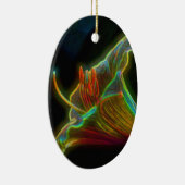 En Céramique Ornement Art numérique Lily psychédélique (Droite)