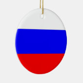 En Céramique Ornement avec drapeau de la Russie (Droite)