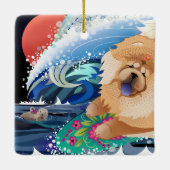 En Céramique Ornement BINDI CHOWABUNGA Chow (Dos)