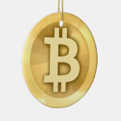 En Céramique Ornement Bitcoin (Droite)