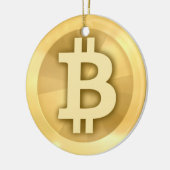 En Céramique Ornement Bitcoin (Gauche)