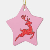 En Céramique Ornement Blitzen =Couleurs (Gauche)