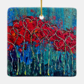 En Céramique Ornement cardiaque (Dos)