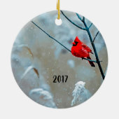 En Céramique Ornement cardinal (Dos)