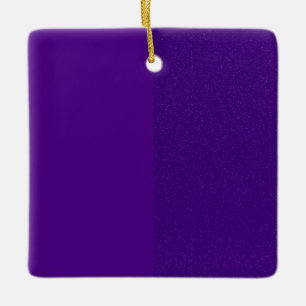 En Céramique Ornement Carré violet à deux tons - Personnalisabl