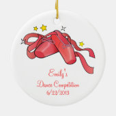 En Céramique Ornement commémoratif de concurrence de danse (Dos)
