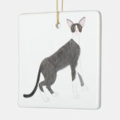 En Céramique Ornement Cornish Rex (Gauche)
