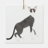 En Céramique Ornement Cornish Rex (Dos)