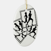 EN CÉRAMIQUE ORNEMENT COURANT DE NOËL (Droite)