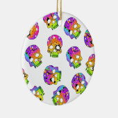 En Céramique Ornement - crânes d'art de bruit (Droite)