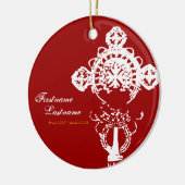 En Céramique Ornement croisé copte (Gauche)