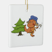 En Céramique Ornement d'achats d'arbre de Noël de T. Rex (Droite)