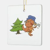 En Céramique Ornement d'achats d'arbre de Noël de T. Rex (Gauche)