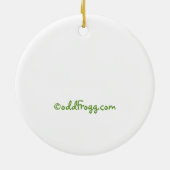 En Céramique Ornement d'Akita je t'aime (Dos)