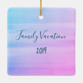 En Céramique Ornement d'Ambergris Caye (Dos)