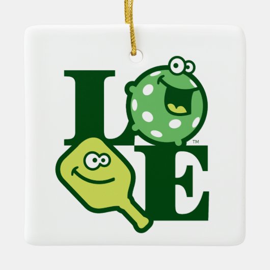 En Céramique Ornement d'amour (Devant)