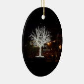 En Céramique Ornement d'arbre argenté (Droite)